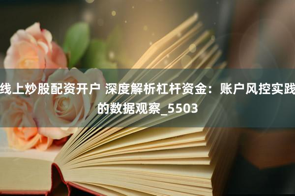 线上炒股配资开户 深度解析杠杆资金：账户风控实践的数据观察_5503