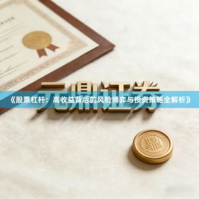 《股票杠杆：高收益背后的风险博弈与投资策略全解析》
