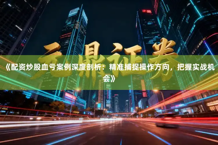 《配资炒股血亏案例深度剖析：精准捕捉操作方向，把握实战机会》
