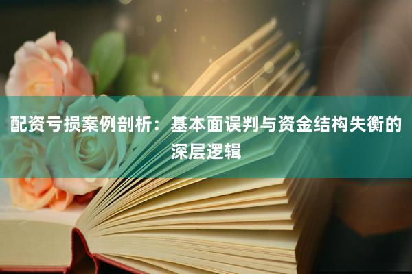 配资亏损案例剖析：基本面误判与资金结构失衡的深层逻辑